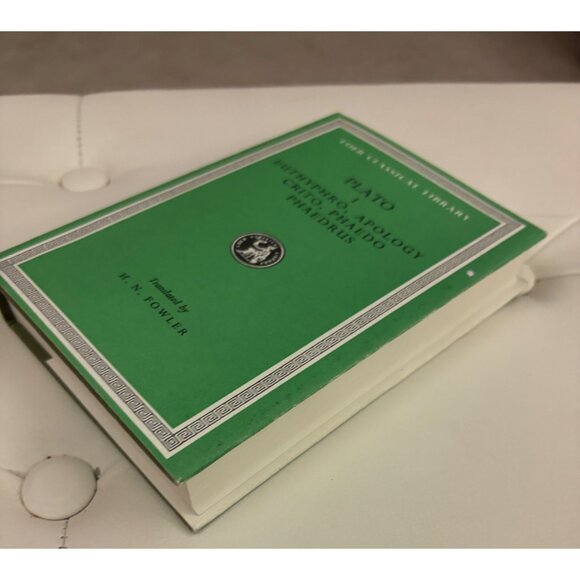 Plato: Euthyphro Apology Crito & Phaedrus  1982 Loeb Classical Library Edition - Picture 5 of 16